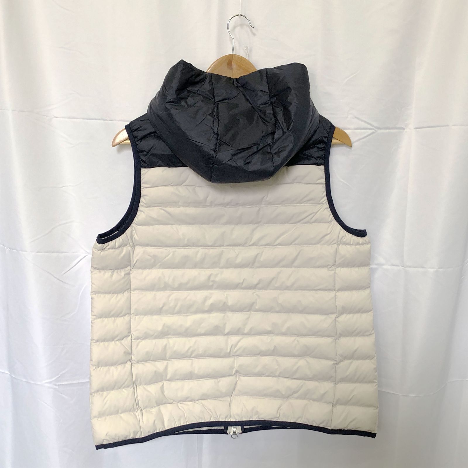 ! アンパスィ｜レディース｜ＬＬサイズ｜エナジーコクーン中綿ベスト｜ベージュ系｜古着ゴルフウェア