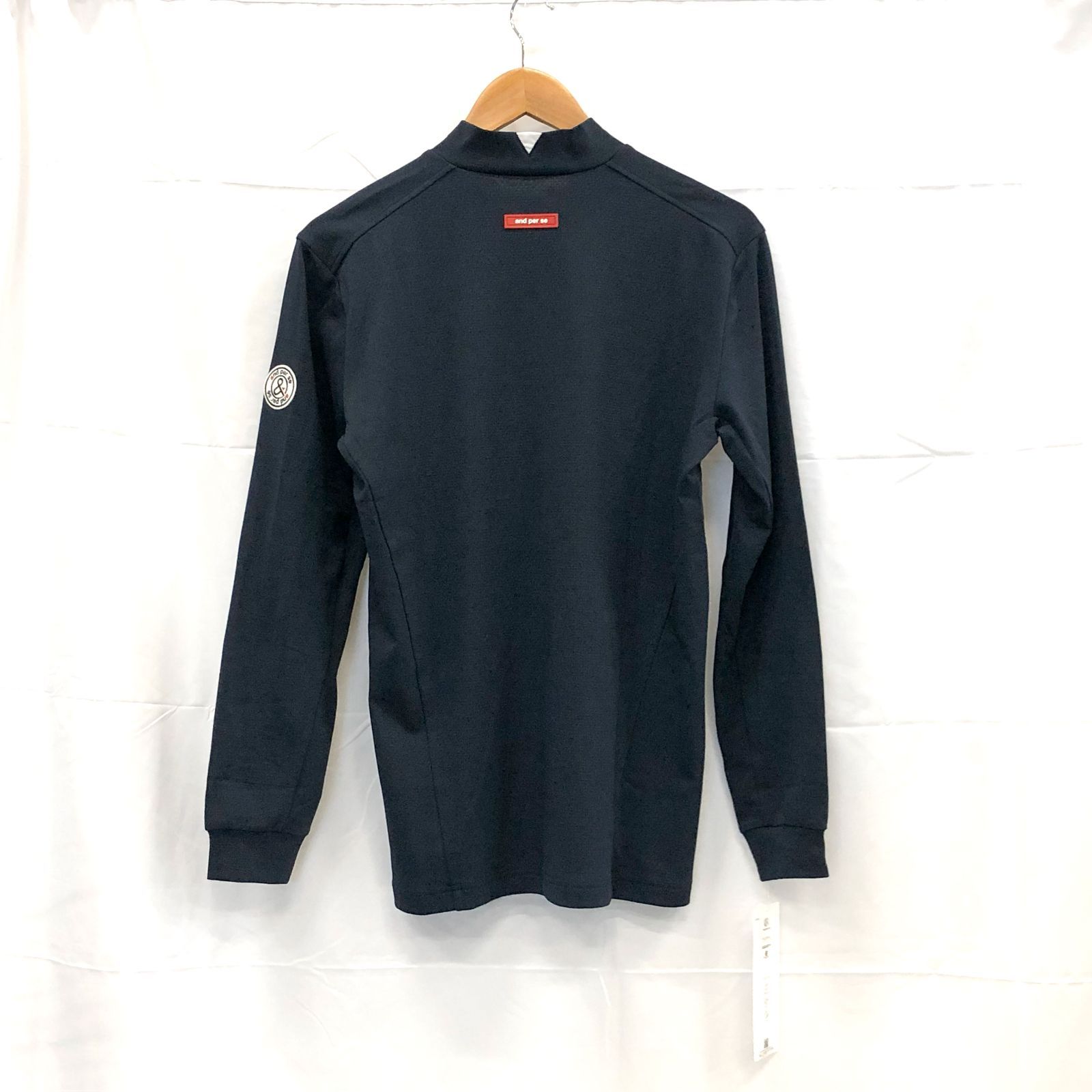 新品タグ付き!】アンパスィ｜メンズ｜Mサイズ｜長袖モックネック