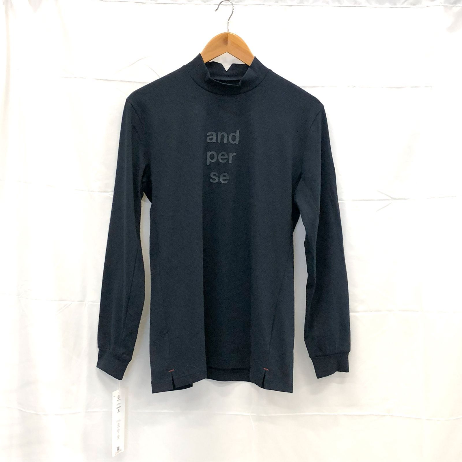 新品タグ付き!】アンパスィ｜メンズ｜Mサイズ｜長袖モックネック