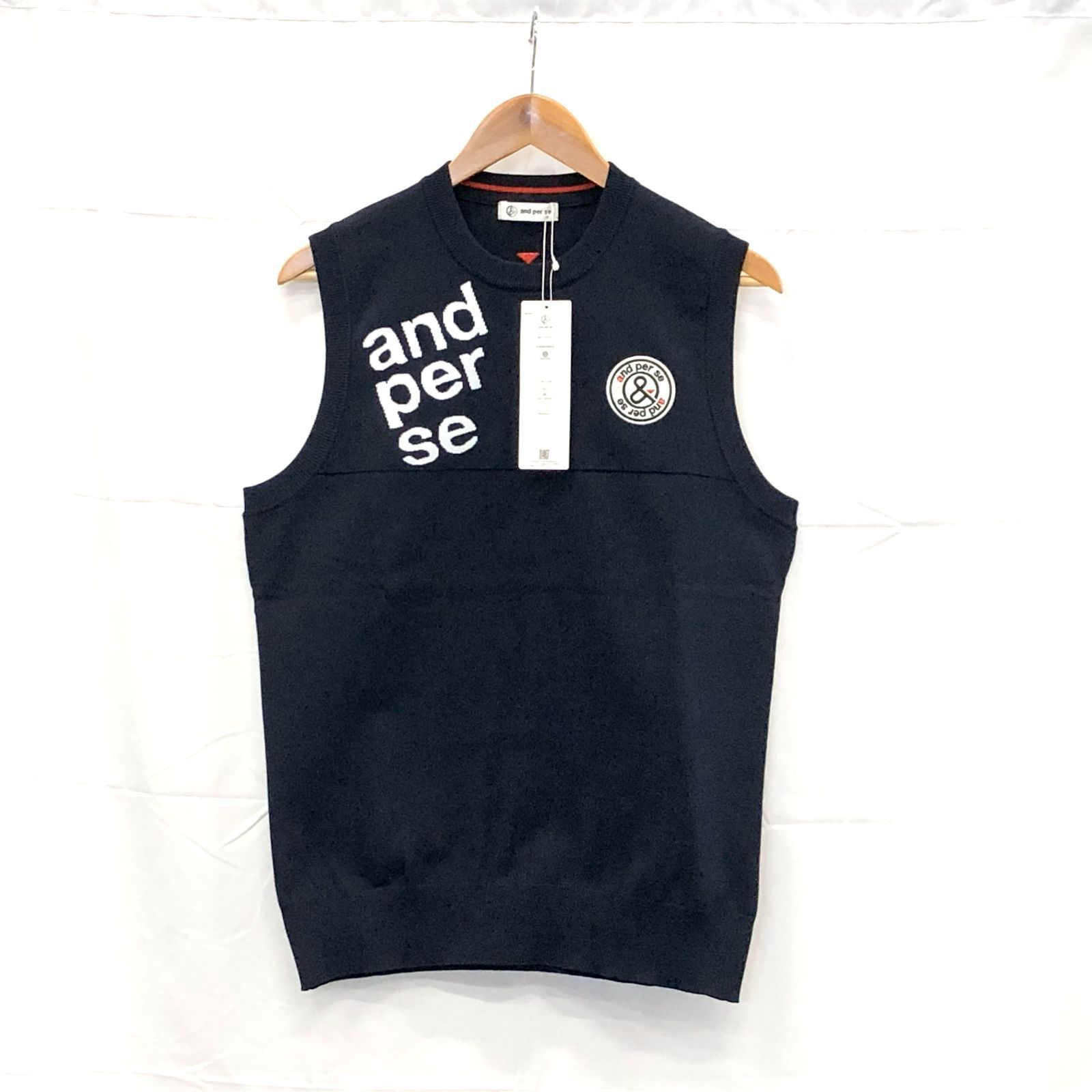 新品タグ付き!】アンパスィ｜メンズ｜Mサイズ｜ニットベスト