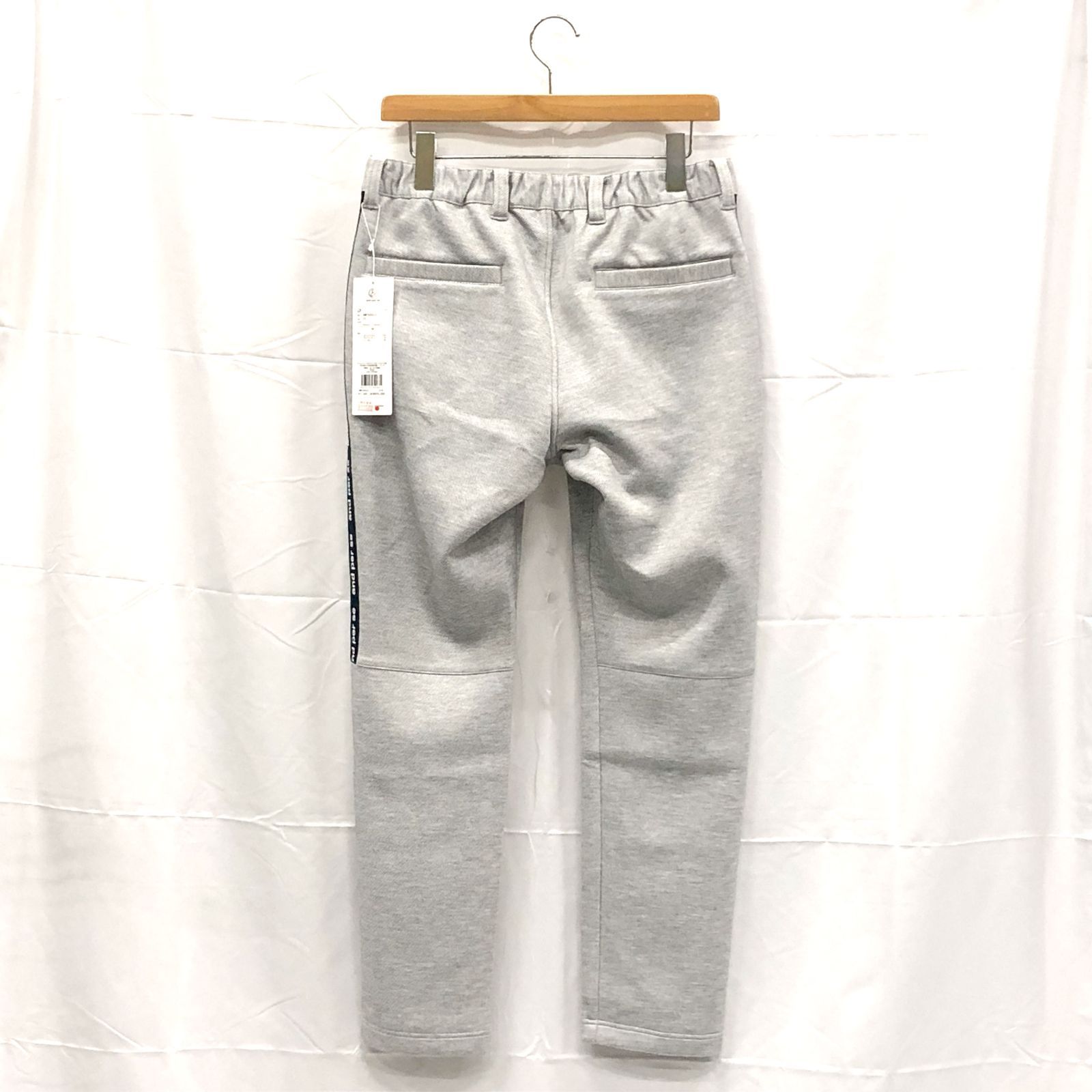 タグ付き! アンパスィ｜メンズ｜Ｍサイズ｜スウェットパンツ｜グレー系｜古着ゴルフウェア