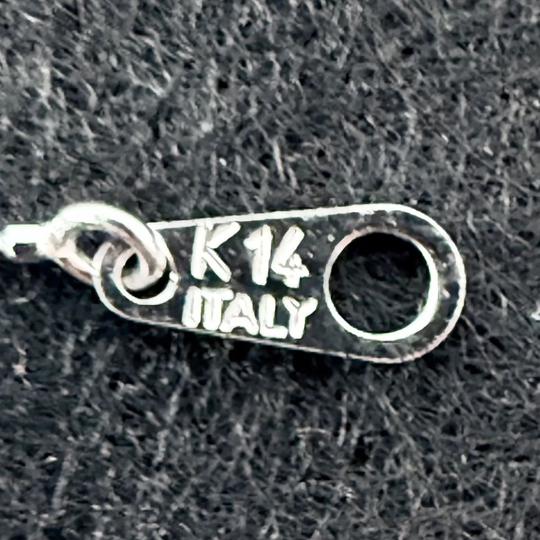 K14WG K14 ITALY ペンダント ネックレス 1.62g 251122-7 - メルカリ