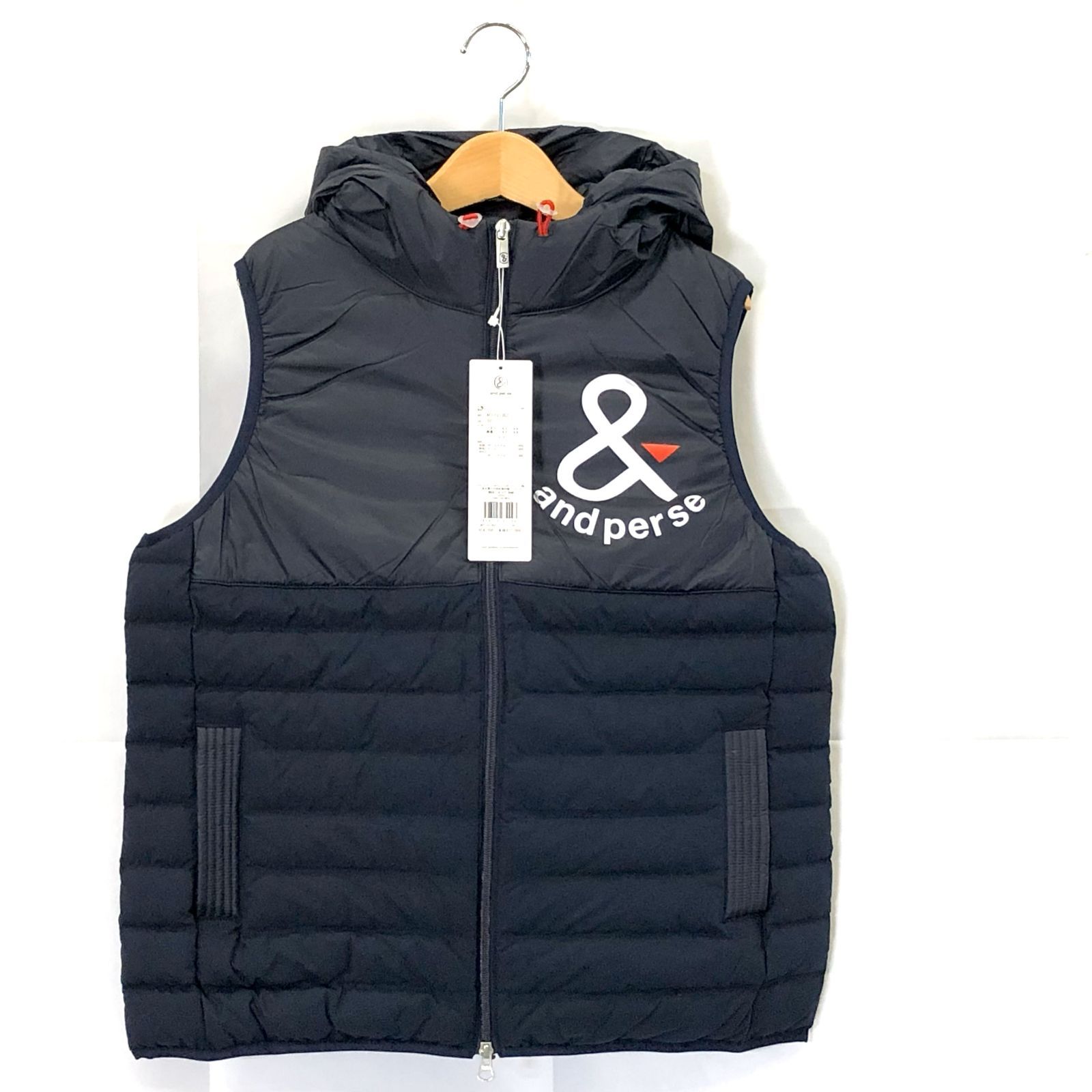 【未使用】アンパスィゴルフ　中綿ダウンベスト　ネイビー　LL 新品タグ付き!】アンパスィ｜レディース｜LLサイズ｜エナジー