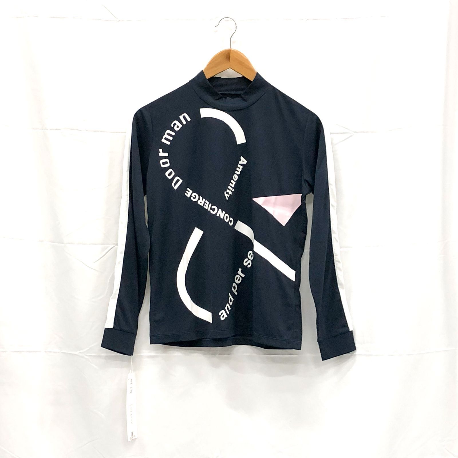 サイズ：40 ARCHIVIO アルチビオ ノースリーブポロシャツ ブラック系