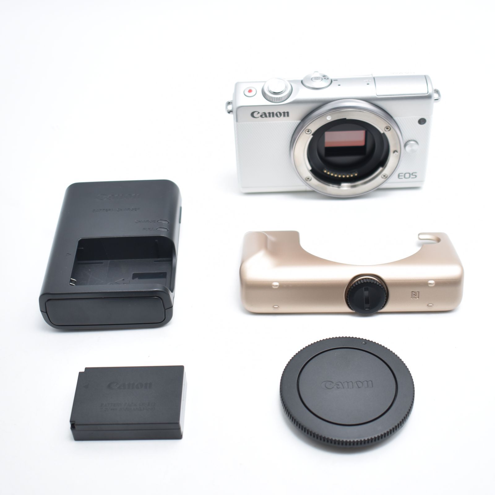 B#10477 Canon ミラーレス一眼カメラ EOS M100 ボディー(ホワイト