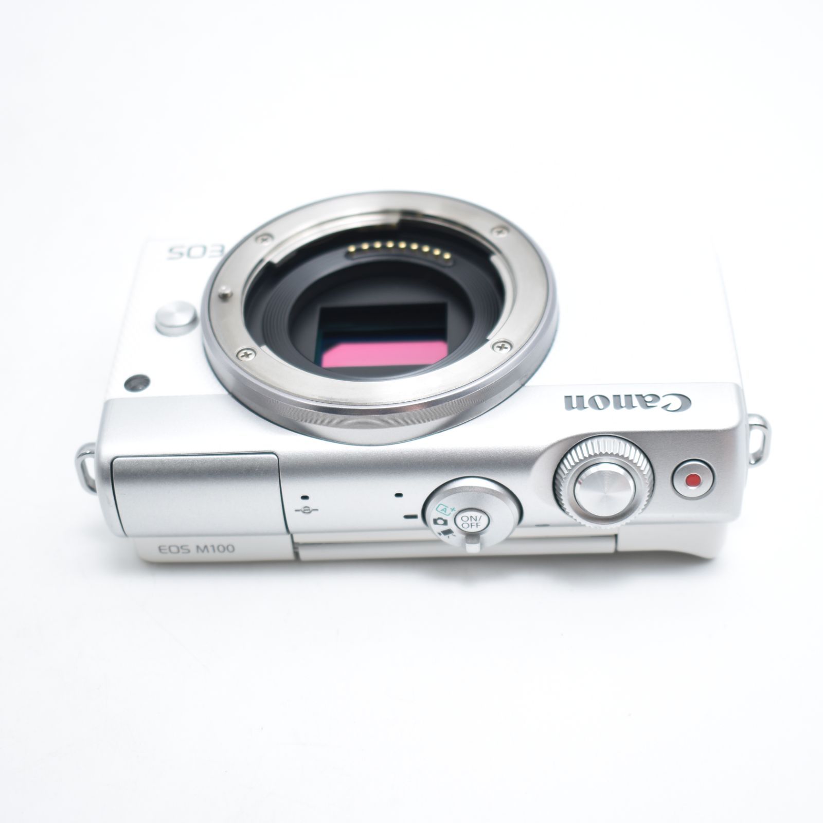 B#10477 Canon ミラーレス一眼カメラ EOS M100 ボディー(ホワイト