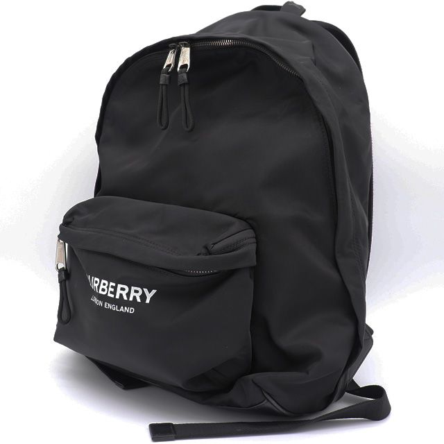 バーバリー BURBERRY ナイロンバックパック ナイロン レザー ブラック
