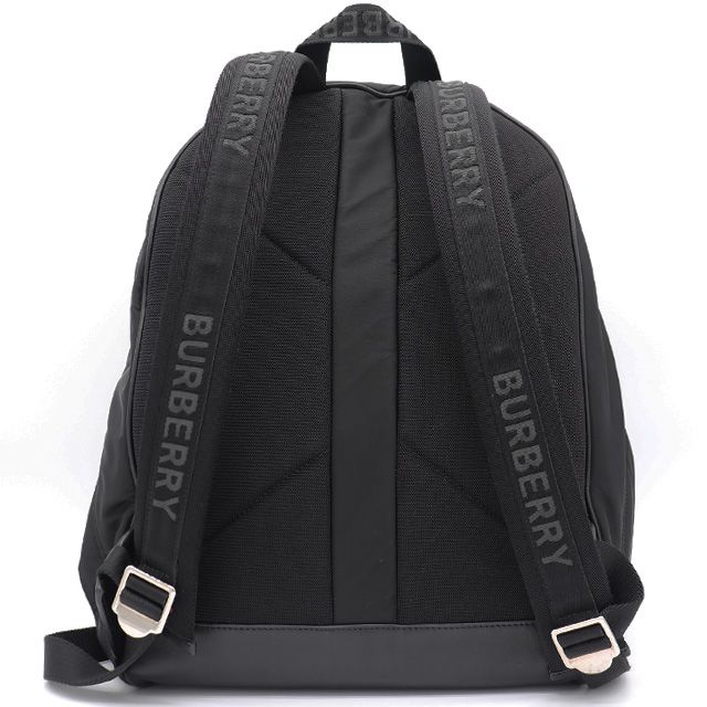 バーバリー BURBERRY ナイロンバックパック ナイロン レザー ブラック