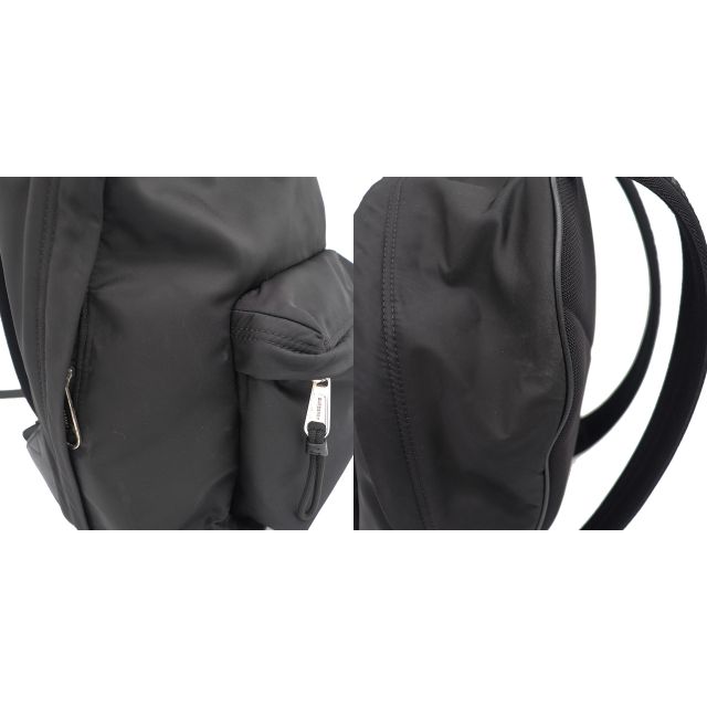 バーバリー BURBERRY ナイロンバックパック ナイロン レザー ブラック