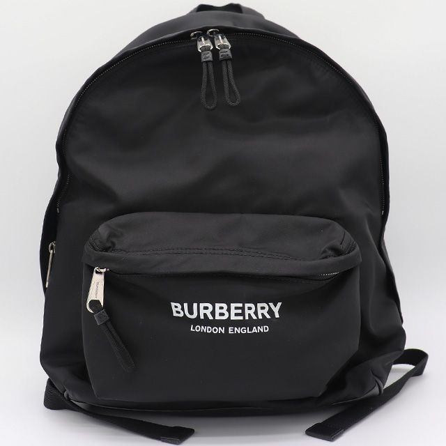 バーバリー BURBERRY ナイロンバックパック ナイロン レザー ブラック