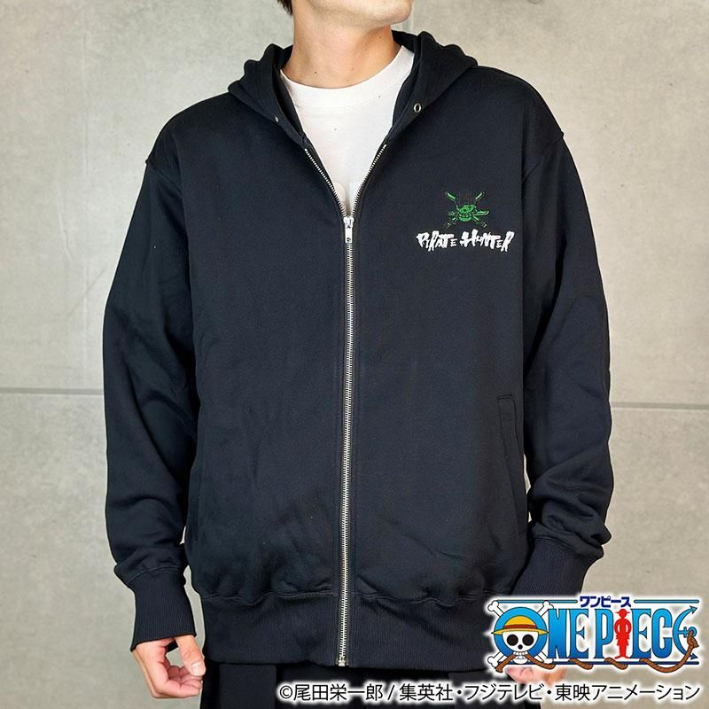 ONE PIECE× 絡繰魂 粋 コラボ ゾロ パーカー 243026 海賊狩り 粋 刺繍