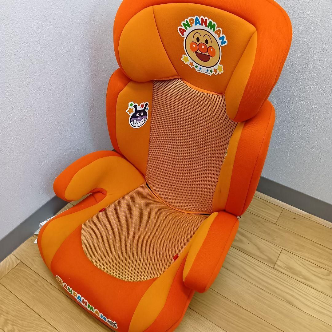【希少品】アンパンマン ジュニアシート 超メルカリ市/ﾌｫﾛﾜｰ様ｸｰﾎﾟﾝ有 アンパンマン ジュニアシート オレンジ