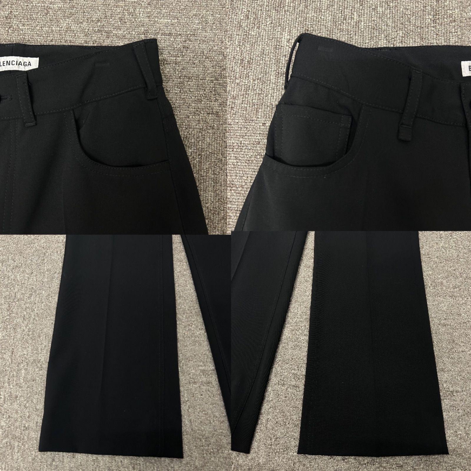 BALENCIGA バレンシアガ スラックス 32 2021年 ブラック ウール
