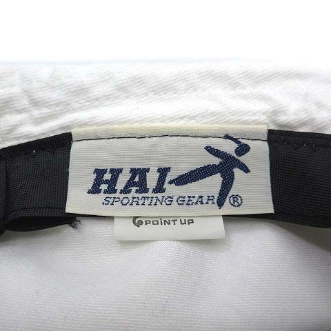 ハイスポーティングギア HAI SPORTING GEAR イッセイミヤケ ワッペン バケット ハット バケハ コットン ホワイト 白 M