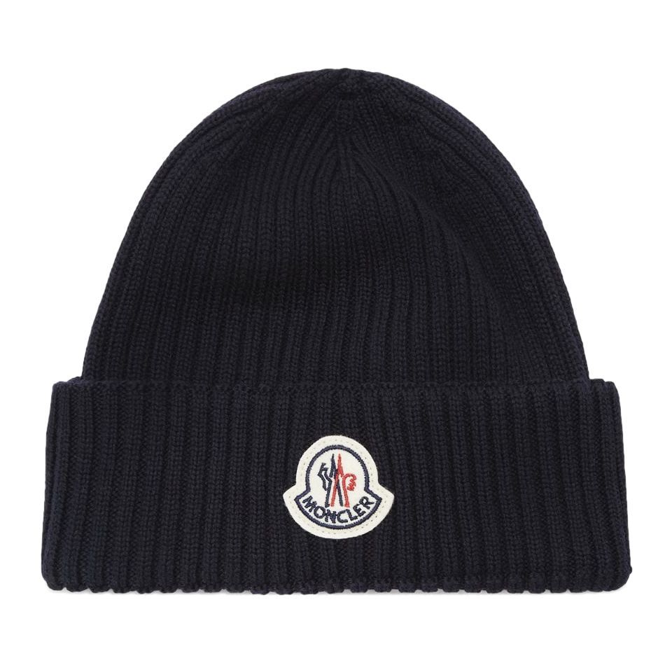 85 MONCLER モンクレール 3 B 70500 A 9342 ネイビー ニットキャップ ニット帽 男女兼用