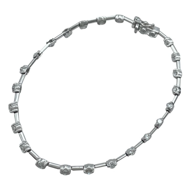 ダイヤモンドブレス ホワイトゴールド K 18 WG ジュエリー