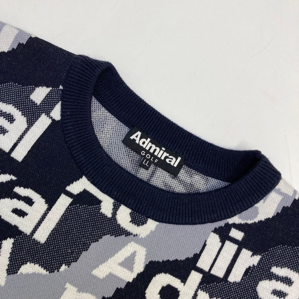 サイズ：LL ADMIRAL アドミラル 2023年モデル ニットセーター ロゴ 総