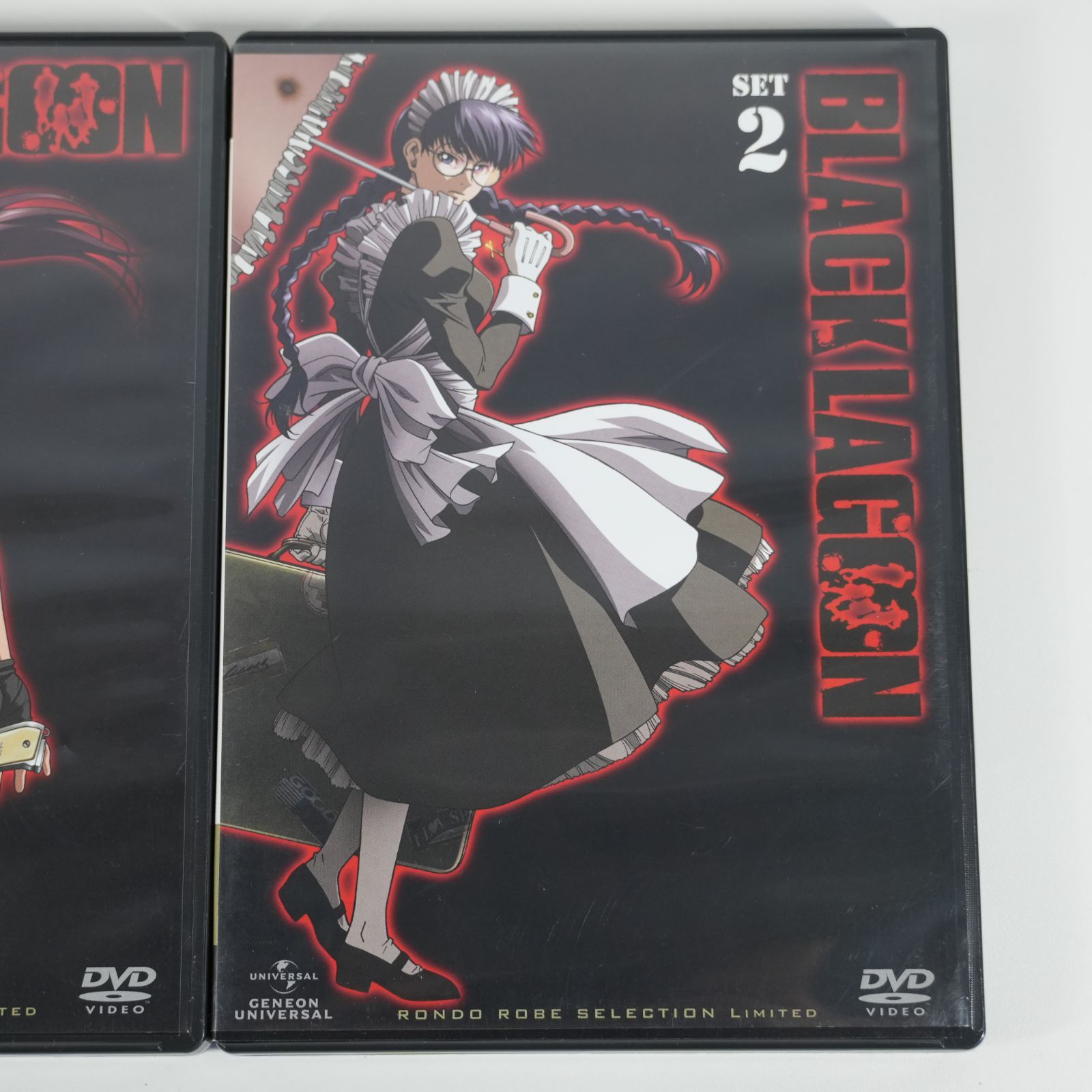 IM] 再生確認済 ブラックラグーン DVD SET1+SET2 2点セット 期間限定