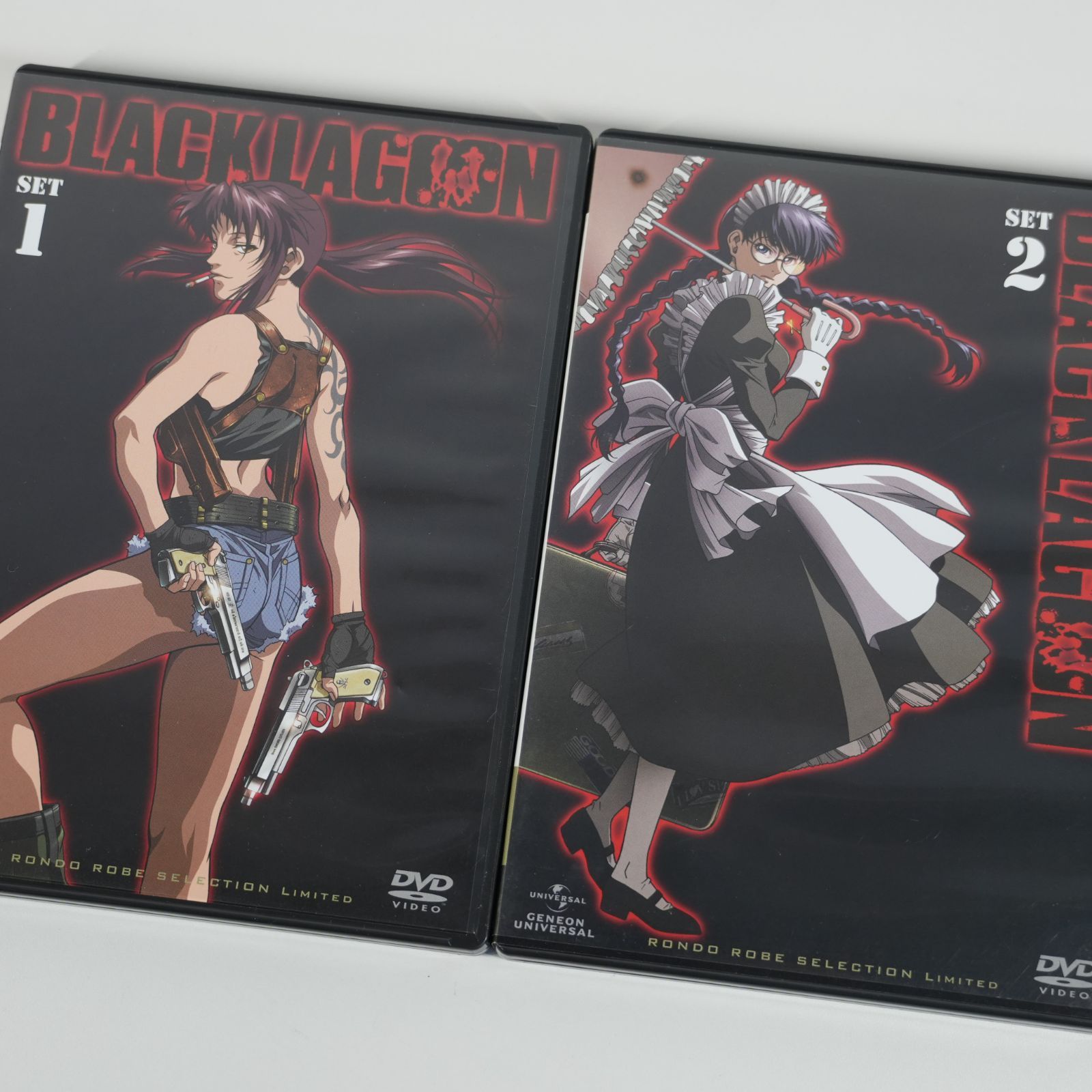 IM] 再生確認済 ブラックラグーン DVD SET1+SET2 2点セット 期間限定
