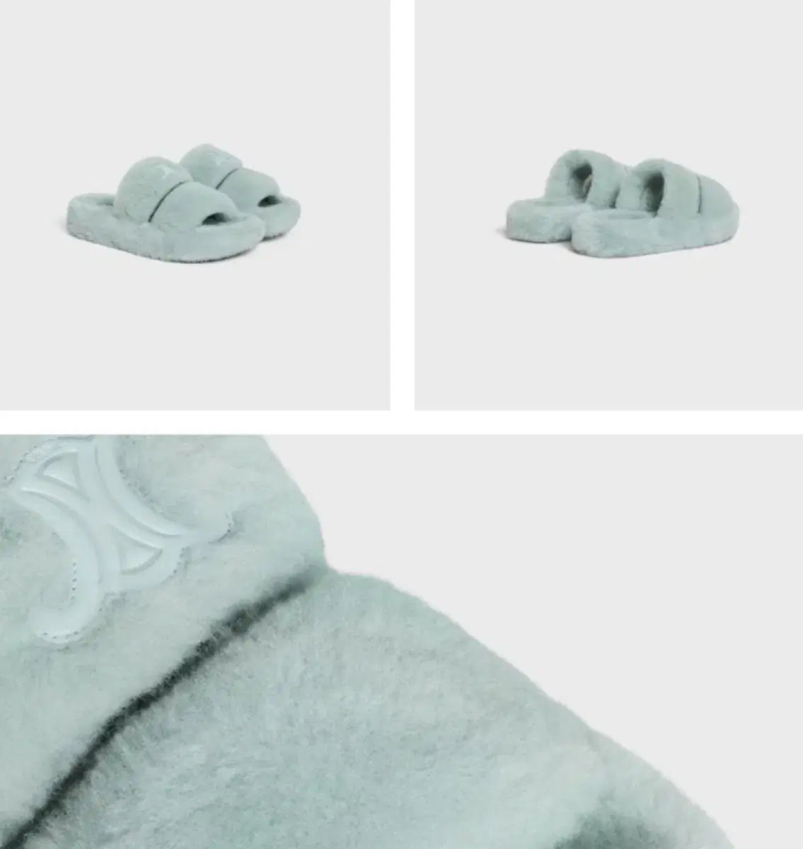 ホームページ Celine セリーヌ Shearling スライド 37