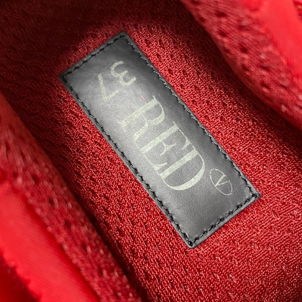 RED VALENTINO(レッドバレンチノ) スニーカー 37 レディース - レッド
