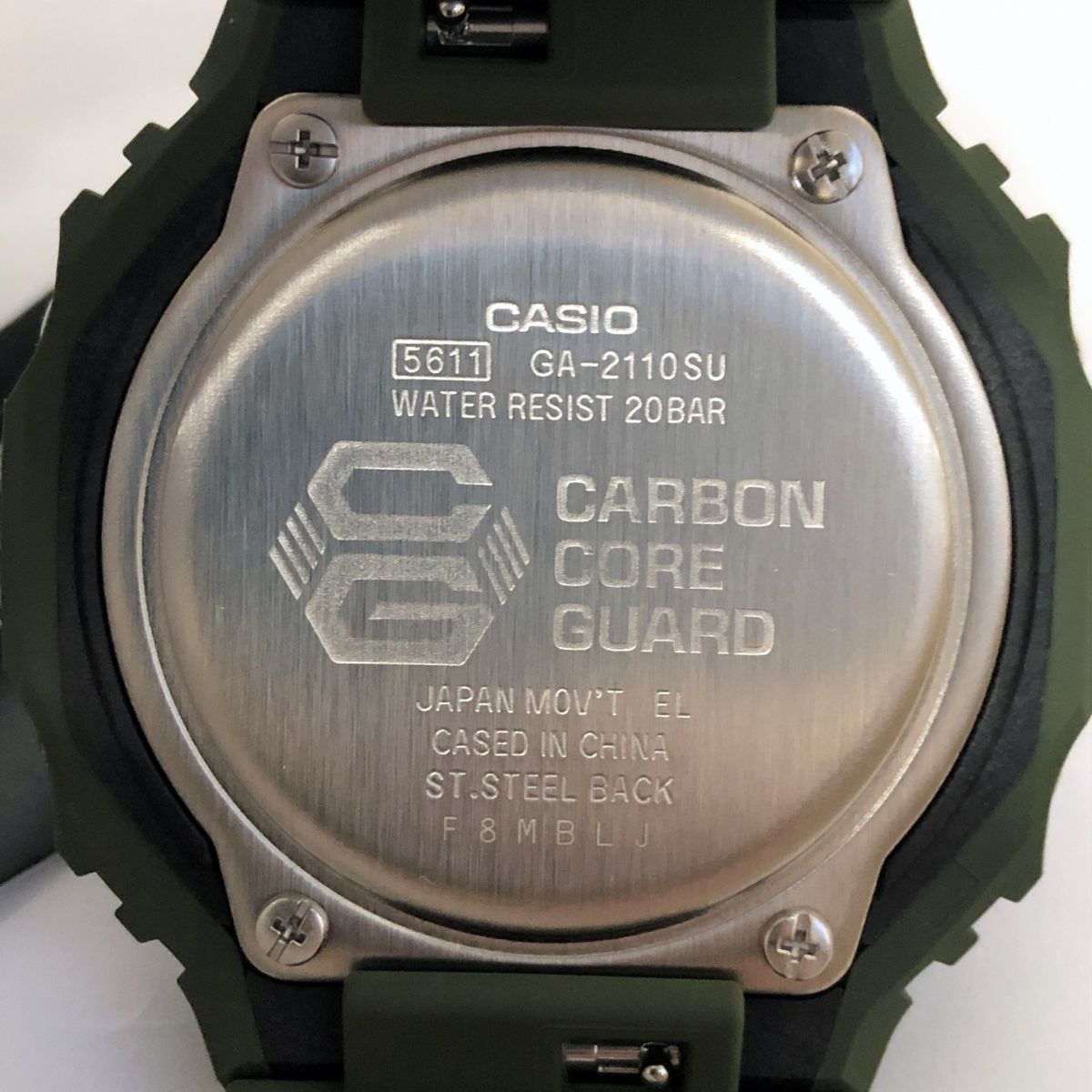 未使用】 公式 CASIO G-SHOCK GA-2110SU-3AJF オリーブ 【津山店