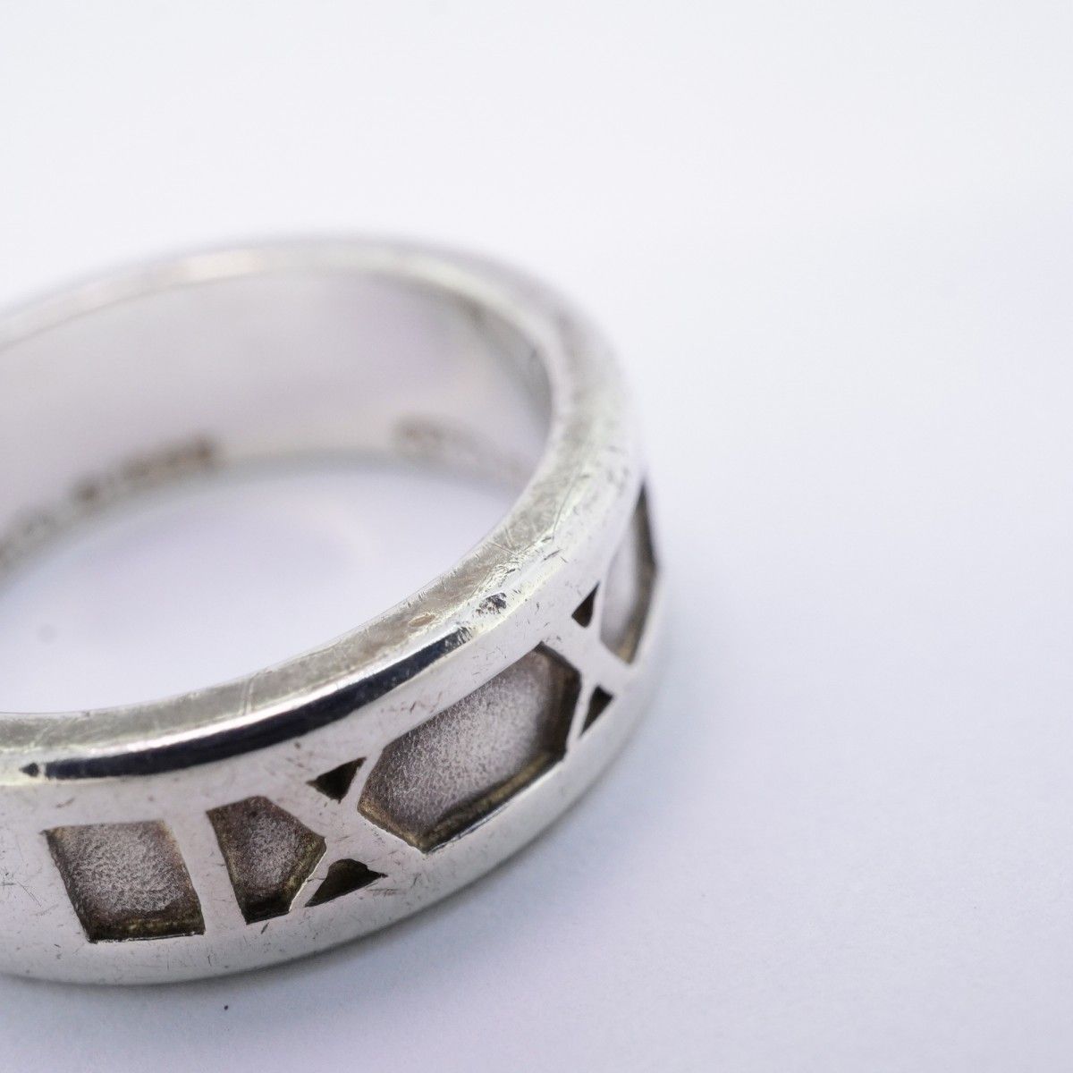 5job0602】ティファニー リング 売れ筋 アトラス シルバー925 14号