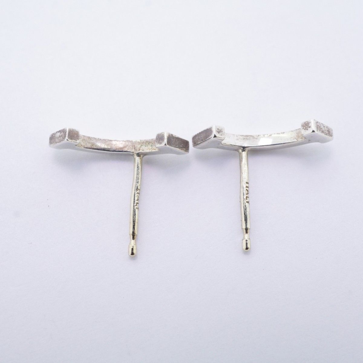 5job0605】ティファニー ピアス Tスマイル シルバー925【中古