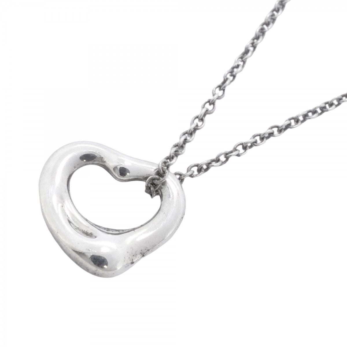 【5job0606】ティファニー ネックレス オープンハート シルバー925【】レディース