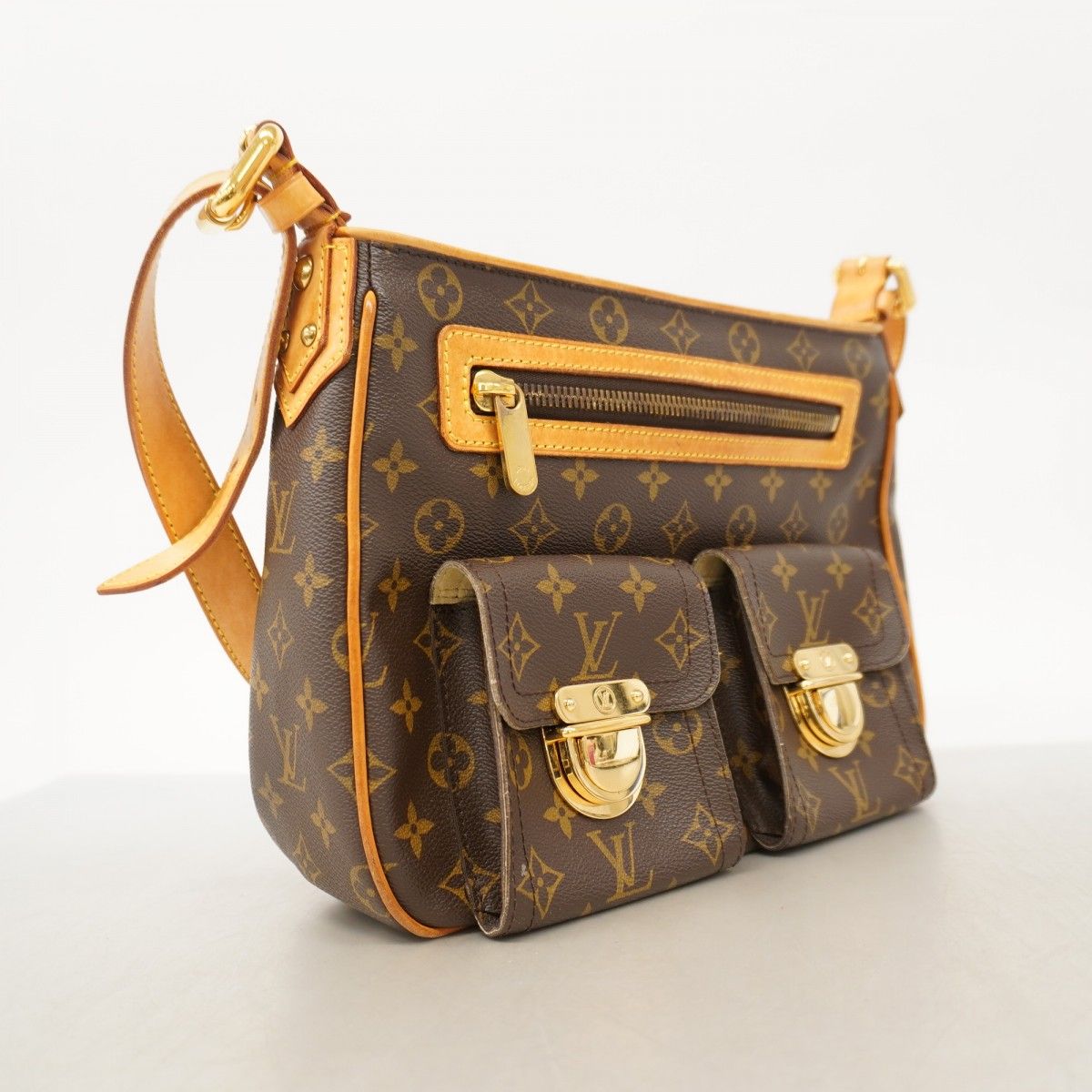 5oe6234】ルイヴィトン ショルダーバッグ モノグラム ハドソンGM