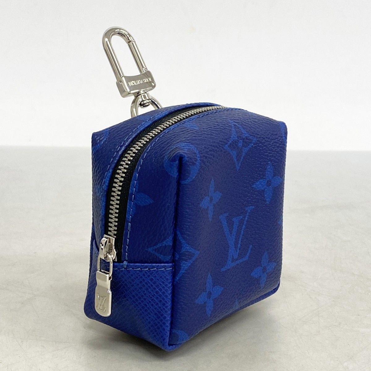 5 oe 6108 ルイヴィトン ポーチ タイガラマ ポルトクレポーチ M 69309 コバルト メンズ