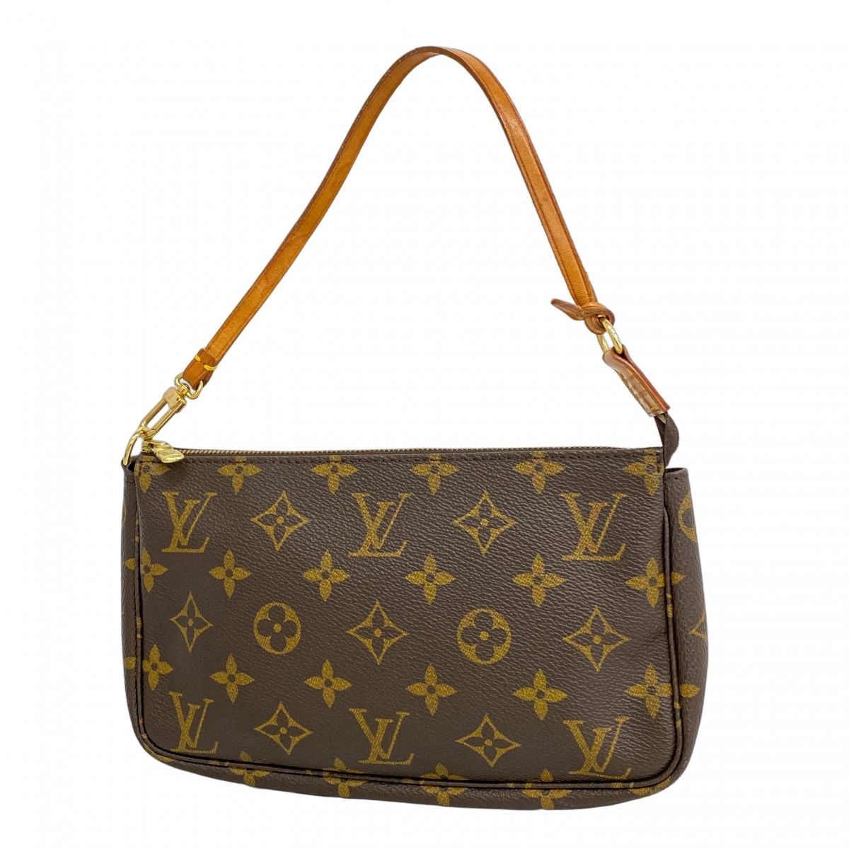 5 oe 6122 ルイヴィトン ポーチ モノグラム ポシェットアクセソワール M 51980 ブラウン レディース