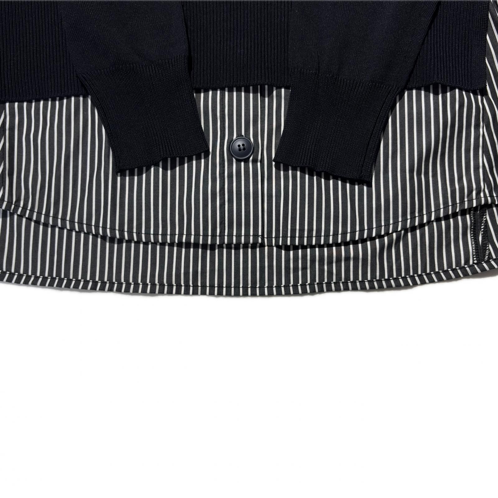 【パーリーゲイツ】極美品 ワンピース 長袖 0サイズ レディース グレー パーリーゲイツ PG バックカラフルロゴ鹿の子半袖ポロワンピース