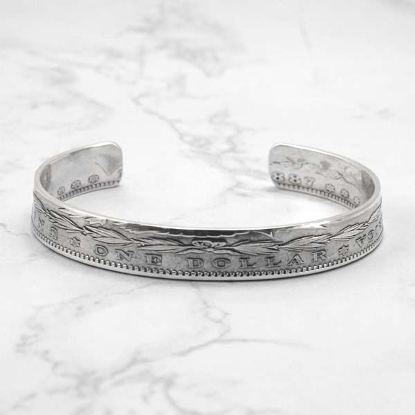 ノースワークス NORTH WORKS 1ドル モルガン コイン モルガンダラー 銀貨 バングル Mサイズ シルバー製 N 004