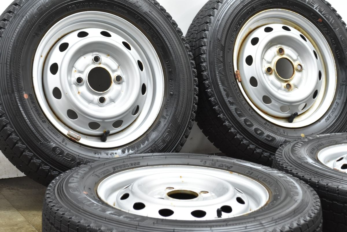 軽トラ軽バンに スチール 12 in 4 00 B 42 アイスナビカーゴ 145 R 6 PR LT 80 エブリイ キャリイ ハイゼット アトレー N VAN