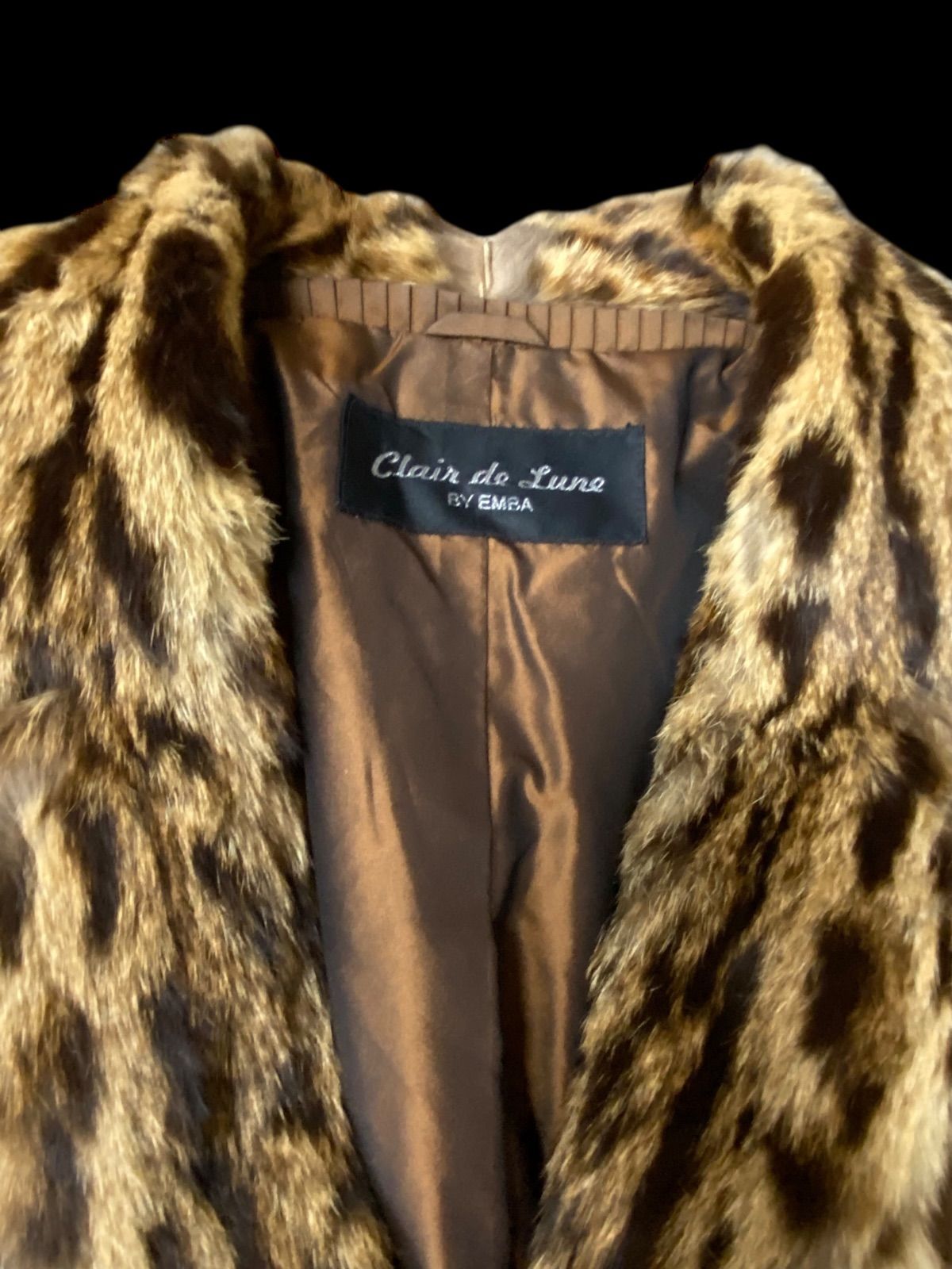 EMBA リアルファージャケット ラビットファーコート毛 レディース