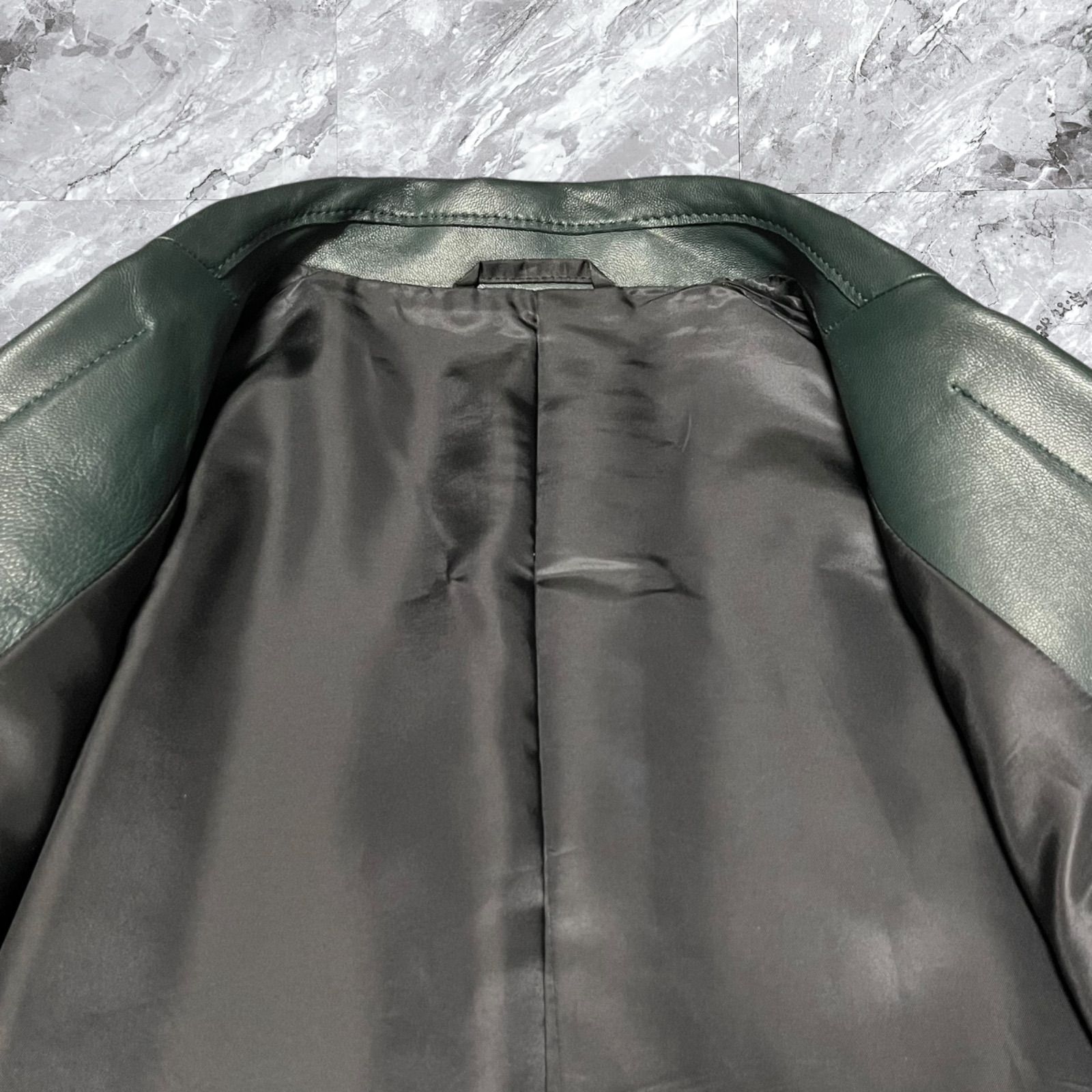 Calvin Klein カルバンクライン レザージャケット テーラード