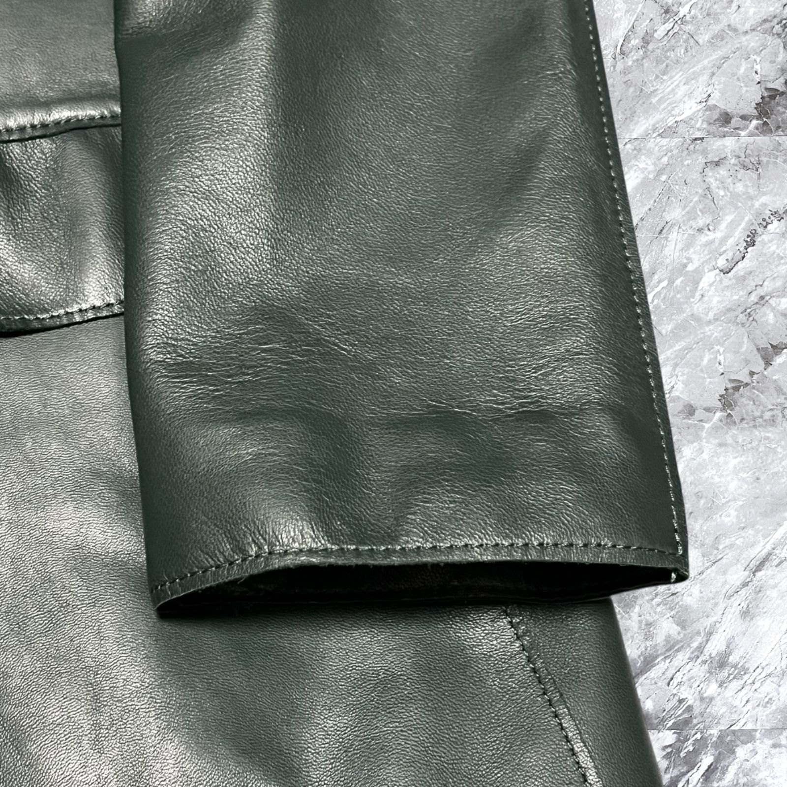 Calvin Klein カルバンクライン レザージャケット テーラード