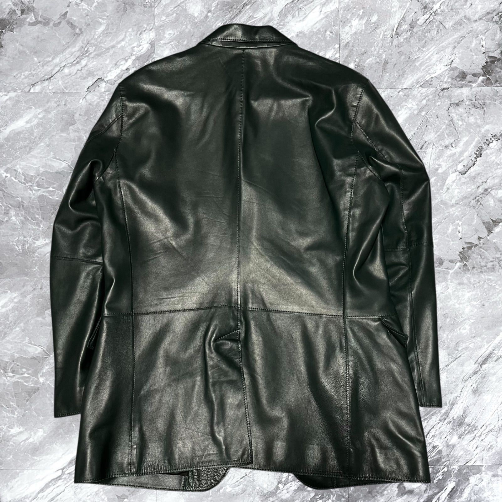 Calvin Klein カルバンクライン レザージャケット テーラード