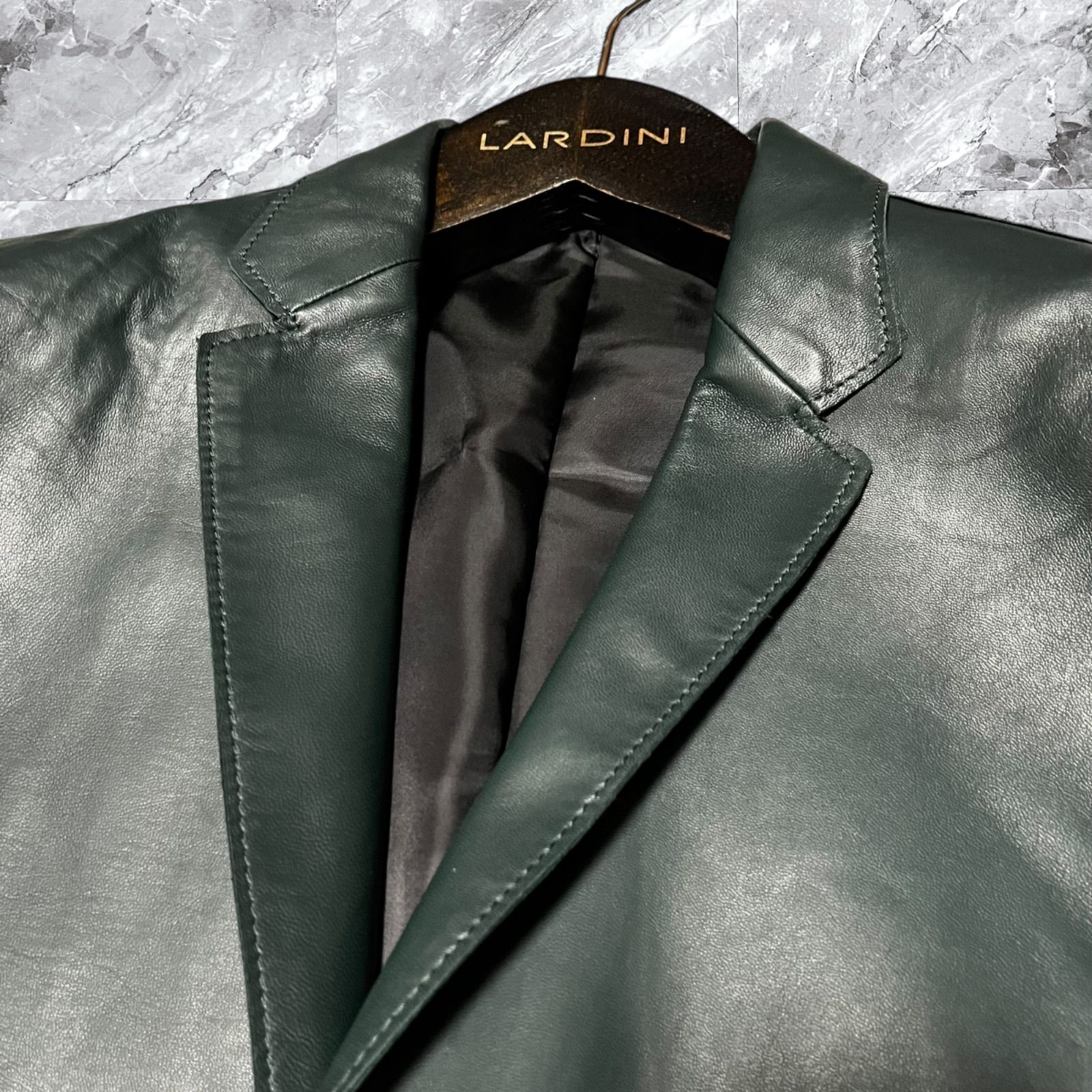 Calvin Klein カルバンクライン レザージャケット テーラード