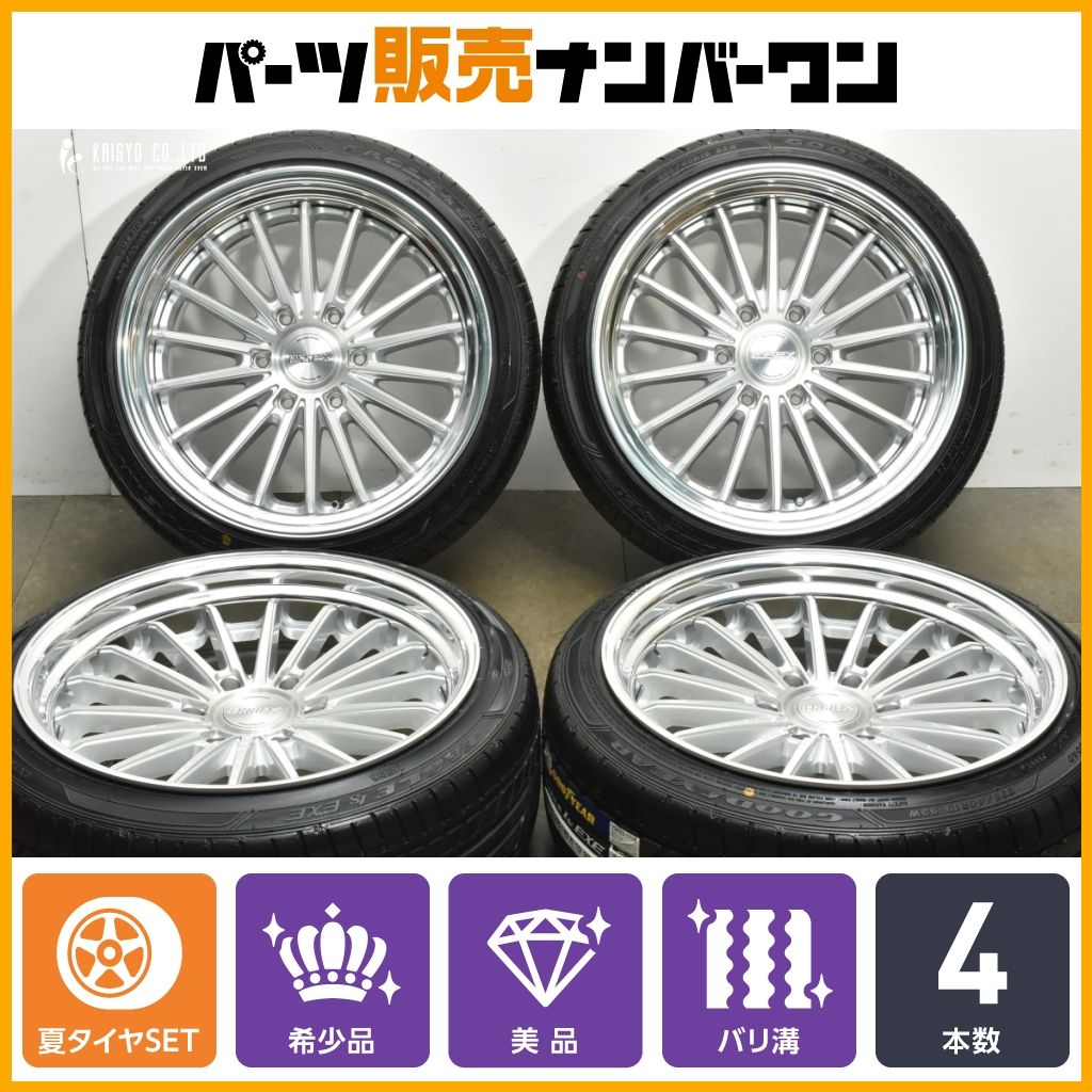 未使用 美品】ESSEX EF 2ピース 19in 9J +20 PCD139.7 グッドイヤー