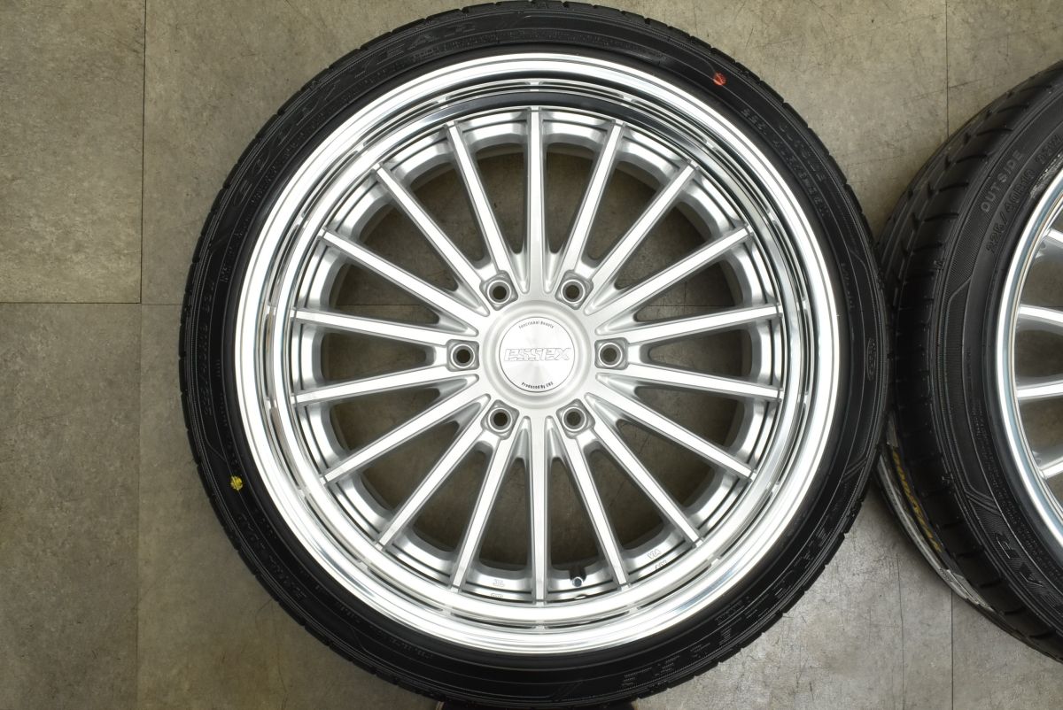  ESSEX EF 2ピース 19 in 9 J 20 PCD 139 7 グッドイヤー イーグル LS EXE 225 40 R 23 24年 ハイエース レジアスエース 19インチ タイヤ ホイールセット