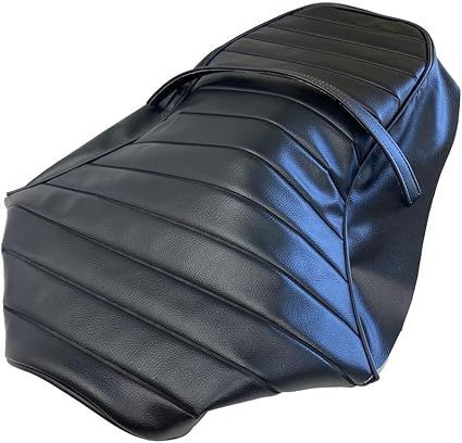 カワサキ バリオスⅡ ZR 250 B 設計 シートカバー 厚手生地 生地色 座面 黒タックロール パイピング黒 張替タイプ