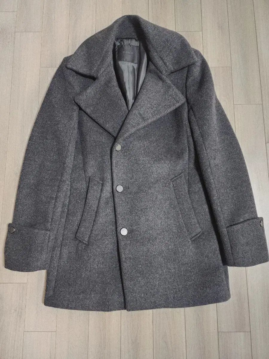 TIME ウールカシミア ダブルコート 95 スリム