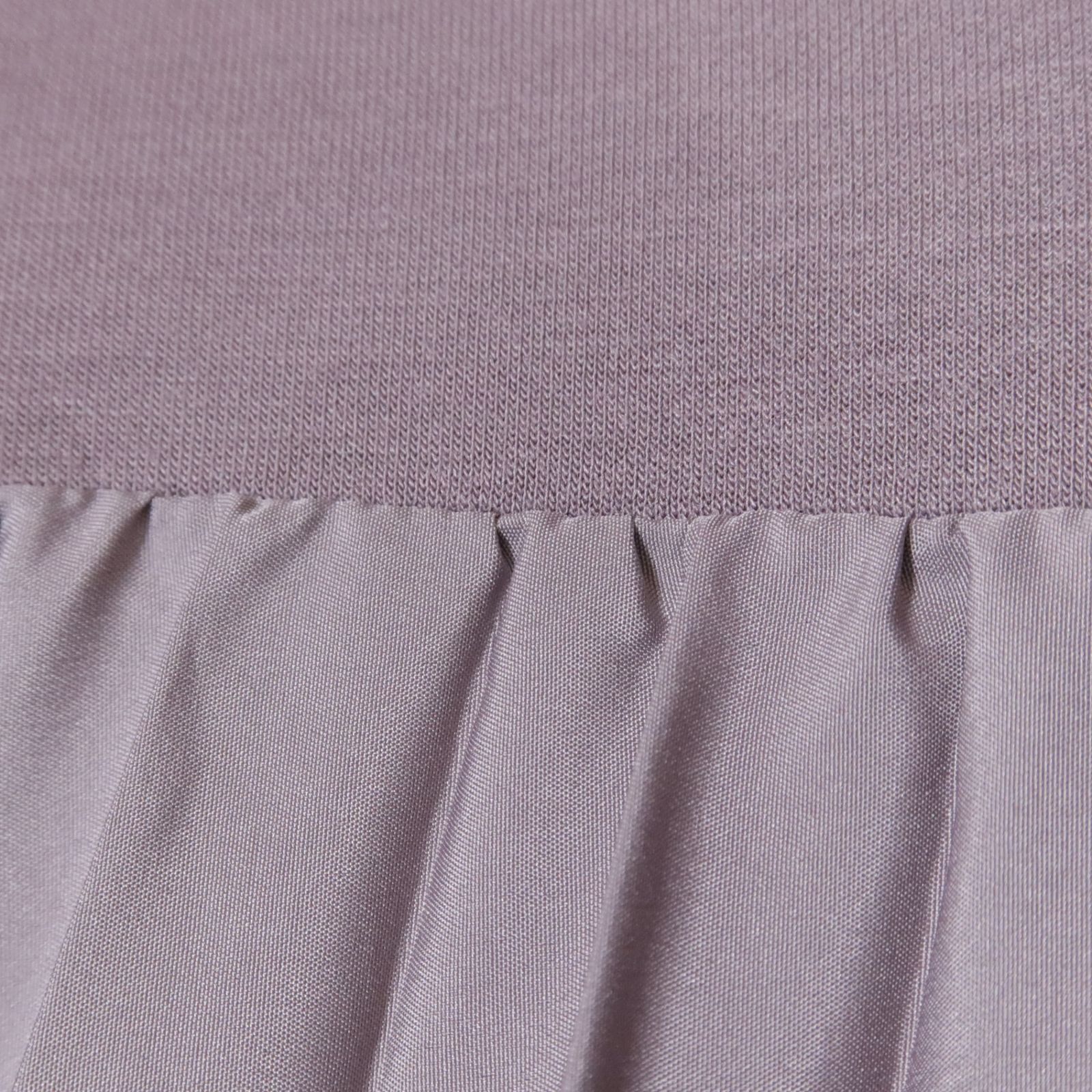 ローズティアラ☆チュニック ワンピース 大きいサイズ42 薄紫系 バック