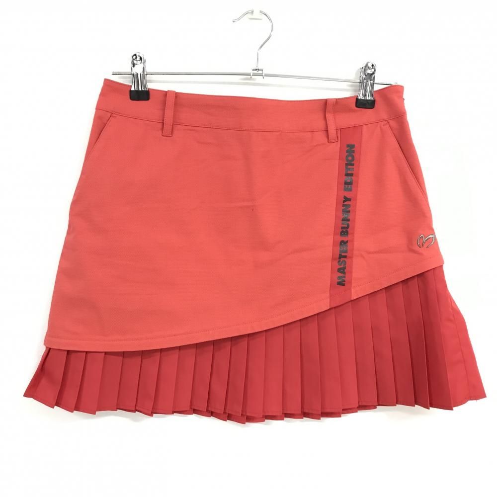 美品】マスターバニー スカート レッド×黒 裾プリーツ レディース 1(M