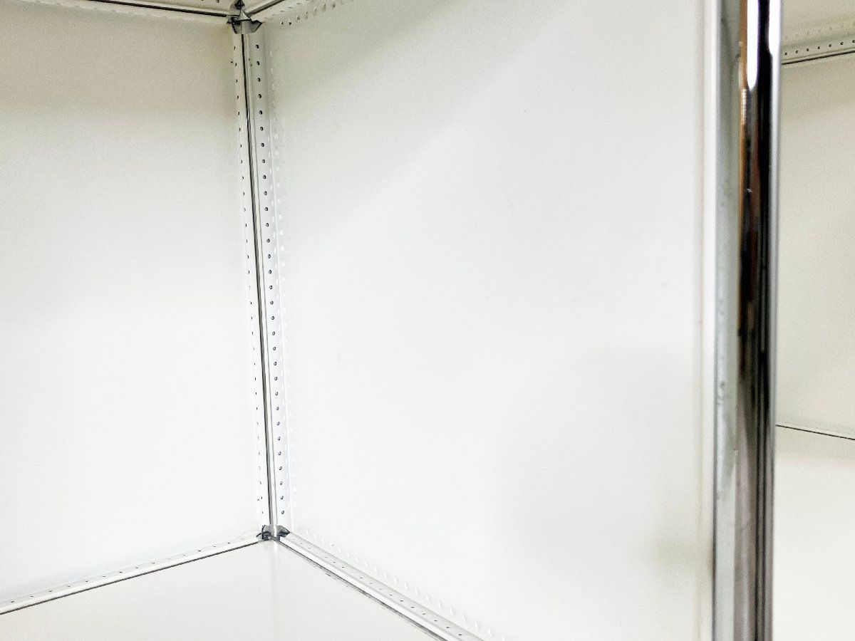 USMハラー□2連2段キャビネット□ピュアホワイト□サイドボード