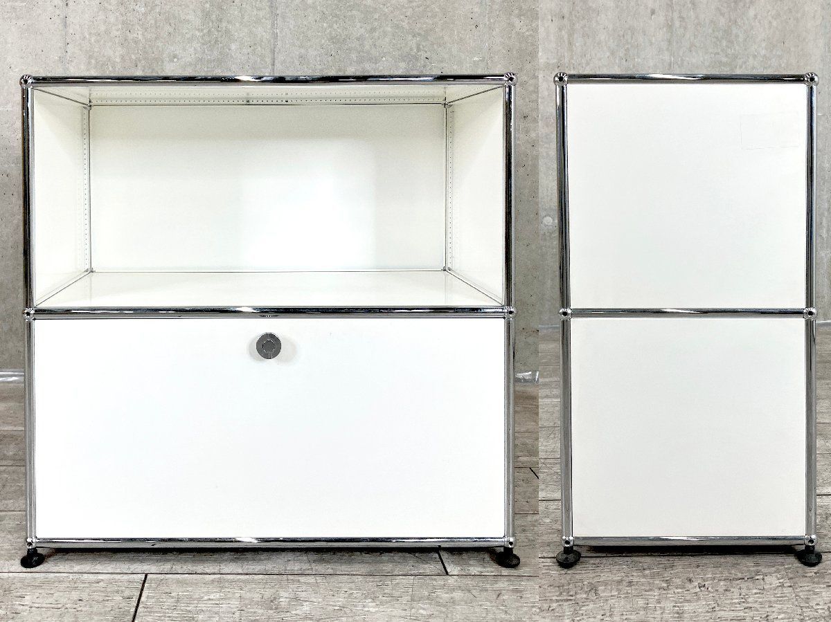 USMハラー□1連2段キャビネット□ピュアホワイト□D350□OPDD - メルカリ