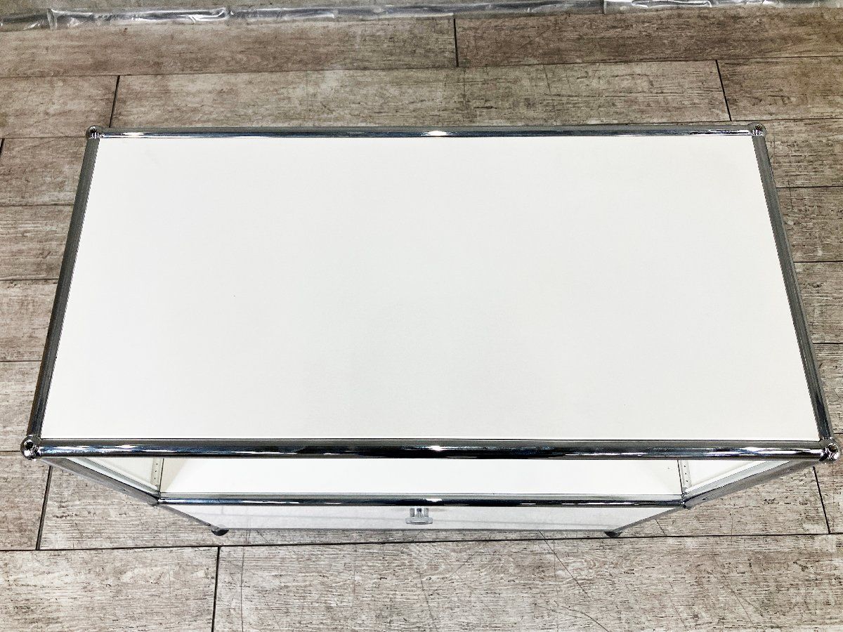 USMハラー□1連2段キャビネット□ピュアホワイト□D350□OPDD - メルカリ