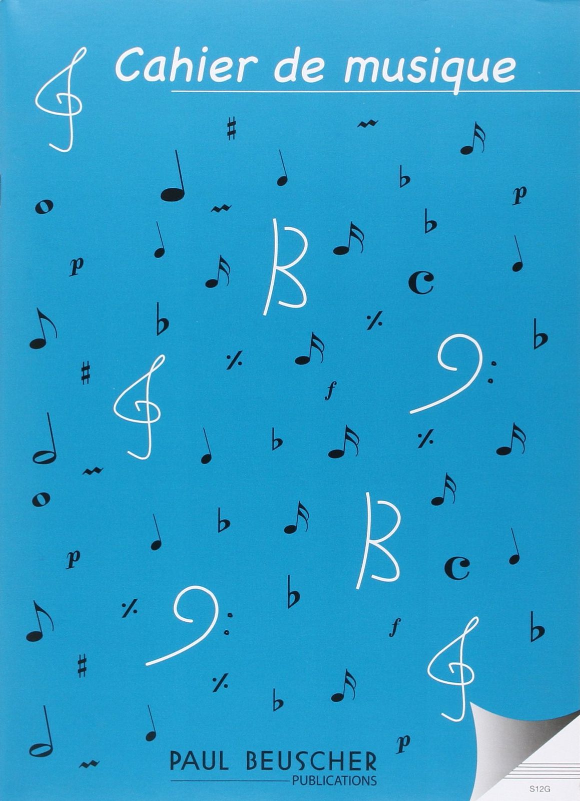 Cahier de musique 12 port es Papier Ivoire 48 pages 品